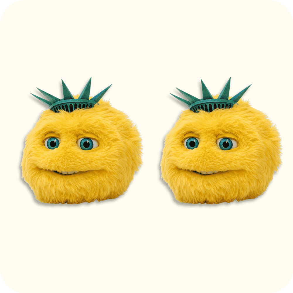 Liberty Biberty Plush 2PCS Liberty Biberty Plush 2PCS